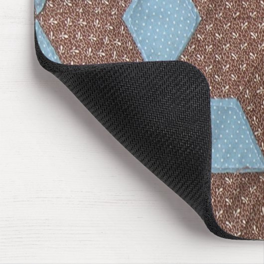 Gel Mousepad - Castle Quilt Pattern Muismat (Hoek)