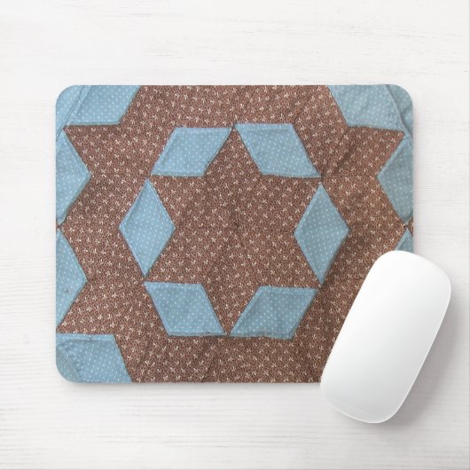Gel Mousepad - Castle Quilt Pattern Muismat (Met muis)