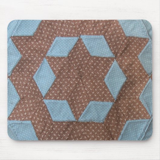 Gel Mousepad - Castle Quilt Pattern Muismat (Voorkant)