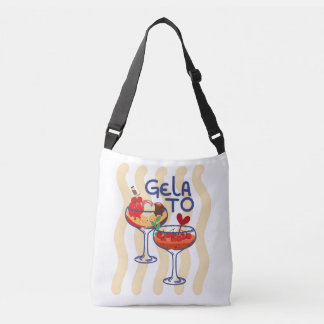 🍦 GELA TO – Schattig Retro Ijs Grafisch Crossbody Tas