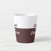 Gelaagd als een Cappucino Latte Mok (Voorkant)