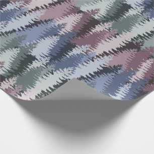 Gelaagd Dennenbos Patroon Cadeaupapier