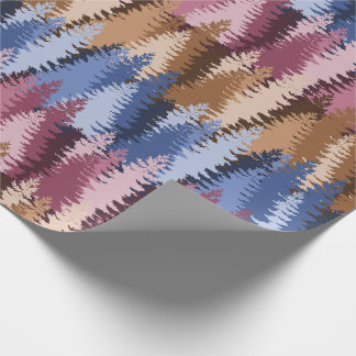 Gelaagd Dennenbos Patroon Cadeaupapier