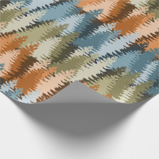 Gelaagd Dennenbos Patroon Cadeaupapier