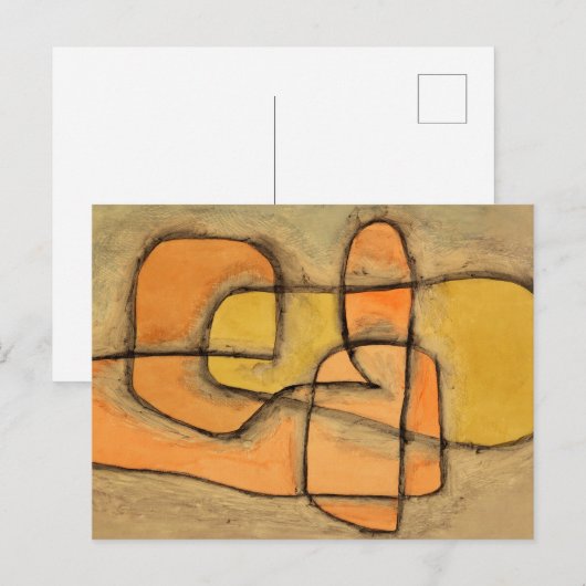 Gelaagd door Paul Klee Feestdagenkaart (Voorkant / Achterkant)