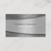 Gelaagd geborsteld metaal Metaal Roestvrij staal Visitekaartje (Voorkant)