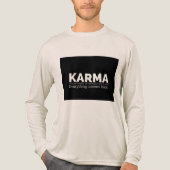Gelaagd in Attitude Tri-Blend Shirt (Voorkant volledig)