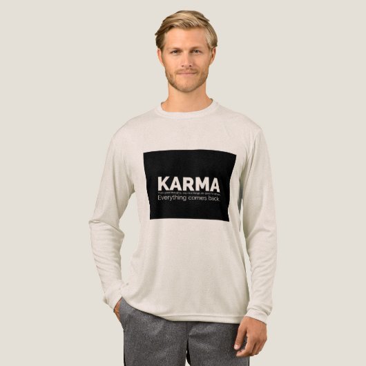 Gelaagd in Attitude Tri-Blend Shirt (Voorkant)