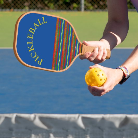 "Gelaagd in kleur" Pickleball Paddle (Insitu)