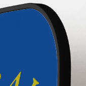 "Gelaagd in kleur" Pickleball Paddle (Links Detail)