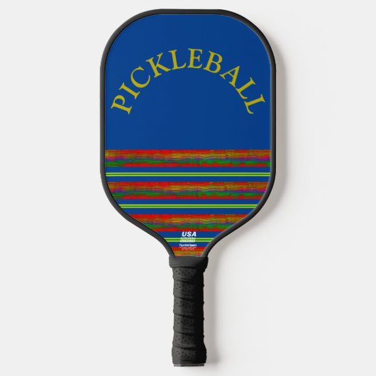 "Gelaagd in kleur" Pickleball Paddle (Voorkant)