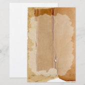 Gelaagd oud gescheurd papier 3 briefpapier (Voorkant / Achterkant)
