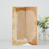 Gelaagd oud gescheurd papier 3 briefpapier (Staand voorkant)