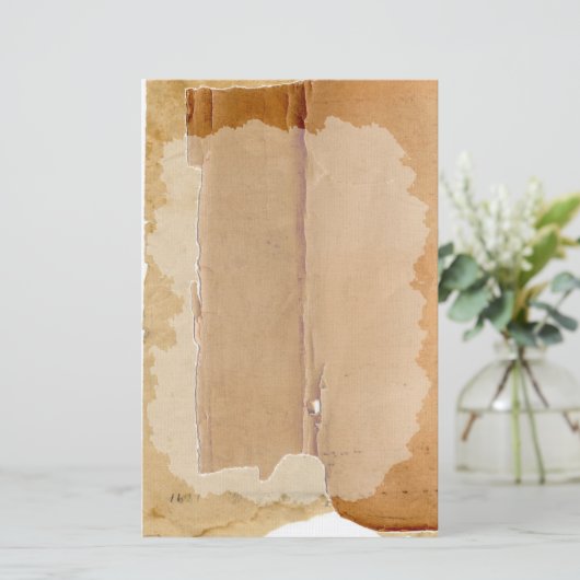 Gelaagd oud gescheurd papier 3 briefpapier (Staand voorkant)