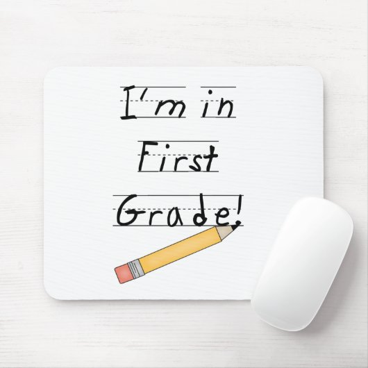 Gelaagd papier en potlood, eerste graad muismat (Met muis)