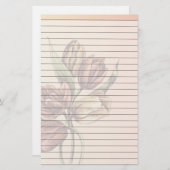 Gelaagd papier met tulpen (Voorkant / Achterkant)