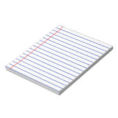 Gelaagd papier notitieblok (Linkerzijde)