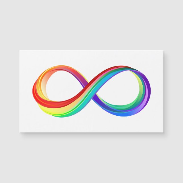 Gelaagd Rainbow Infinity symbool (Voorkant)