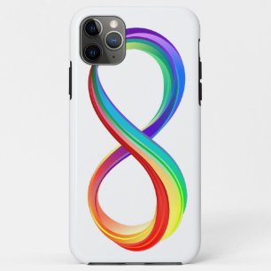 Gelaagd Rainbow Infinity symbool Case-Mate iPhone Case