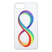 Gelaagd Rainbow Infinity symbool Case-Mate iPhone Case (Achterkant)