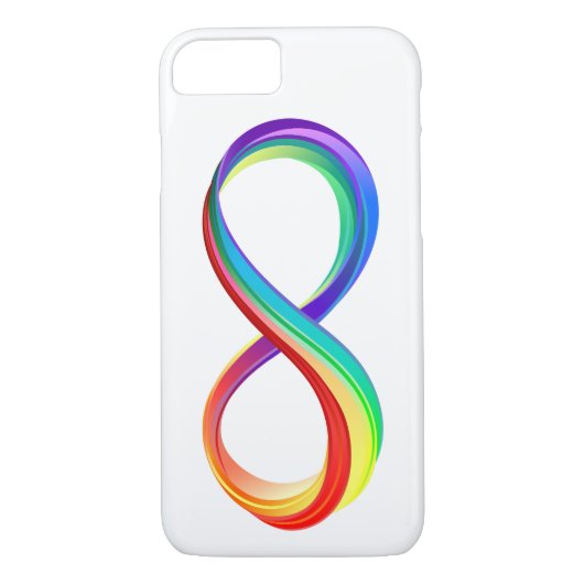 Gelaagd Rainbow Infinity symbool Case-Mate iPhone Case (Achterkant)