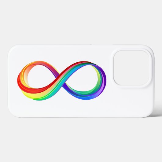 Gelaagd Rainbow Infinity symbool Case-Mate iPhone Case (Achterkant (horizontaal))