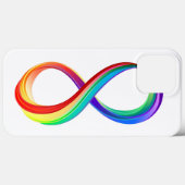 Gelaagd Rainbow Infinity symbool Case-Mate iPhone Case (Achterkant (horizontaal))