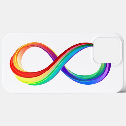 Gelaagd Rainbow Infinity symbool Case-Mate iPhone Case (Achterkant (horizontaal))