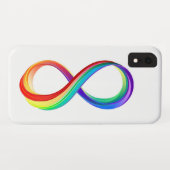 Gelaagd Rainbow Infinity symbool Case-Mate iPhone Case (Achterkant (horizontaal))