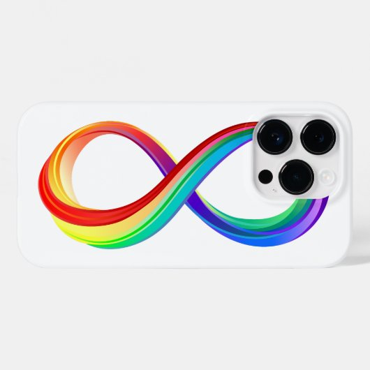 Gelaagd Rainbow Infinity symbool Case-Mate iPhone Case (Achterkant (horizontaal))