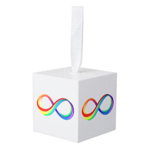 Gelaagd Rainbow Infinity symbool Decoratie