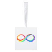 Gelaagd Rainbow Infinity symbool Decoratie (Rechts)