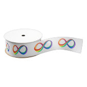 Gelaagd Rainbow Infinity symbool Grosgrain Lint (Spoel)
