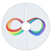 Gelaagd Rainbow Infinity symbool Kerstboom Rok (Voorkant)