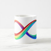 Gelaagd Rainbow Infinity symbool Koffiemok (Center)