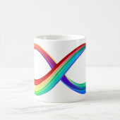 Gelaagd Rainbow Infinity symbool Koffiemok (Center)