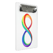 Gelaagd Rainbow Infinity symbool Mini Klembord (Schuin)