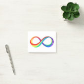 Gelaagd Rainbow Infinity symbool Post-it® Notes (Kantoor)