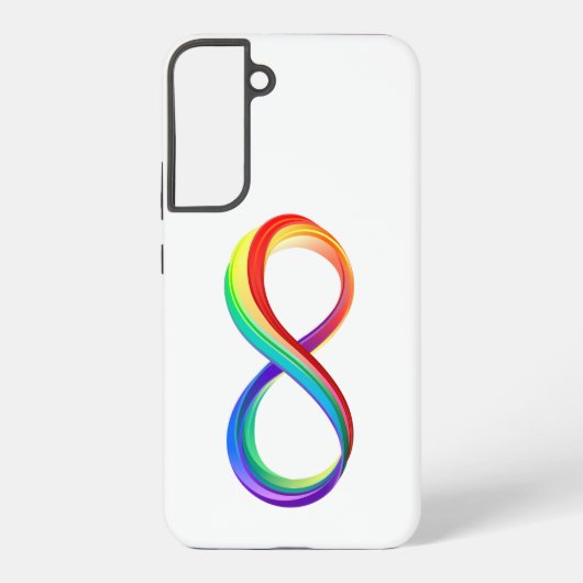 Gelaagd Rainbow Infinity symbool Samsung Galaxy Hoesje (Achterkant)
