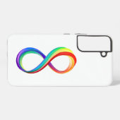 Gelaagd Rainbow Infinity symbool Samsung Galaxy Hoesje (Achterkant horizontaal)