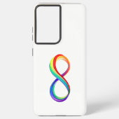 Gelaagd Rainbow Infinity symbool Samsung Galaxy Hoesje (Achterkant)