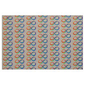 Gelaagd Rainbow Infinity symbool Stof (Fat Quarter)