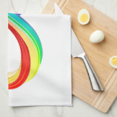 Gelaagd Rainbow Infinity symbool Theedoek (Quarter Fold)