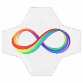 Gelaagd Rainbow Infinity symbool Voetbal (Enkel)