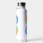 Gelaagd Rainbow Infinity symbool Waterfles (Rechts)