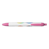Gelaagd Rainbow Infinity symbool Zwarte Inkt Pen (Achterkant)