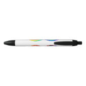 Gelaagd Rainbow Infinity symbool Zwarte Inkt Pen (Achterkant)