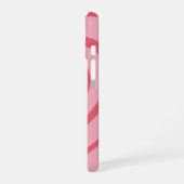Gelaagd roze hart esthetisch iPhone 16 hoesje (Linkerkant)