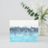 Gelaagde Abstracte verf van het Onduidelijke beeld Briefkaart (Staand voorkant)