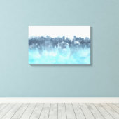 Gelaagde Abstracte verf van het Onduidelijke beeld Canvas Afdruk (Insitu (Houten vloer))